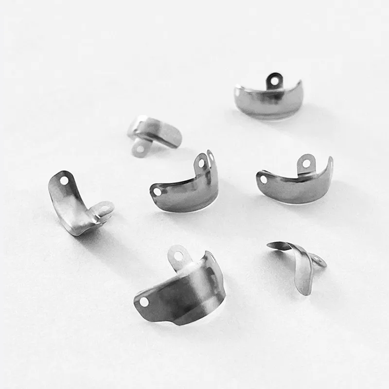 Dental-Schnittmatriziensystem, abschnittsweise konturierte Metallmatrizenbänder, Nickel-Titan, universelle/schmale Klemmen, zahnmedizinische Materialien – Detail 8