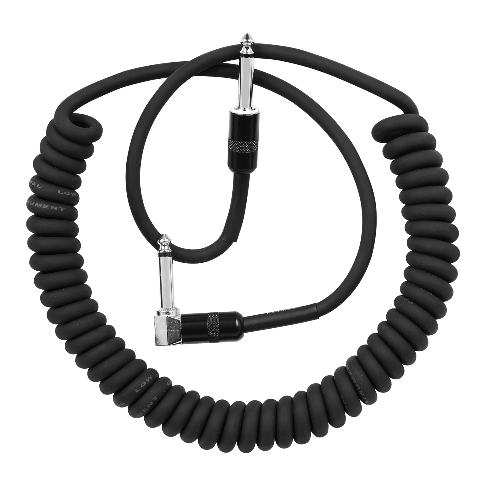 IRIN GT-108 3M Gitarrenkabel Verstärker-Spiralkabel Gerade/Gewinkelt 6,35mm Stecker auf Stecker Geräuschreduzierendes Kabel Gitarrenteile Zubehör – Detail 10