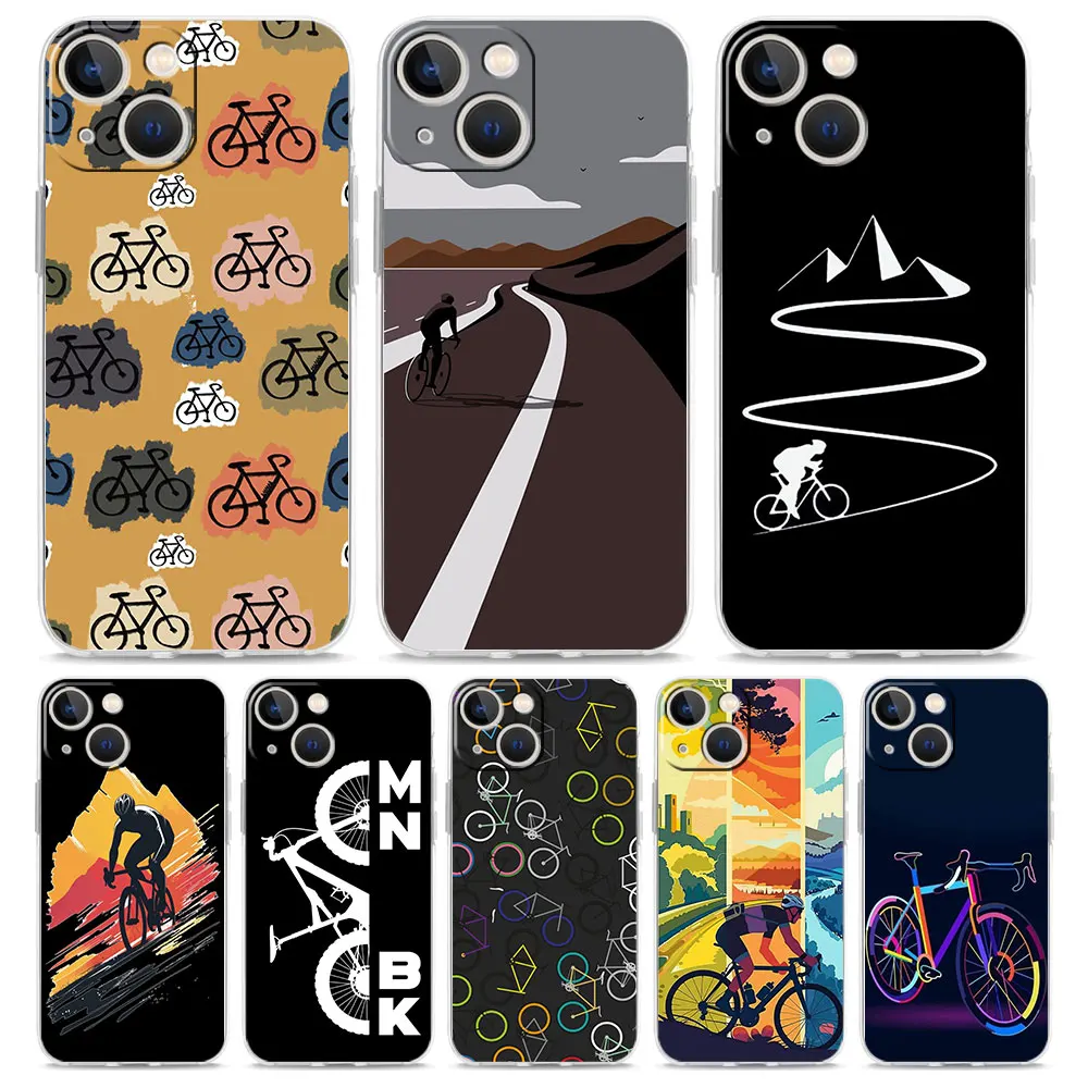 Mountain Bike Cycling Art Phone Case Cover