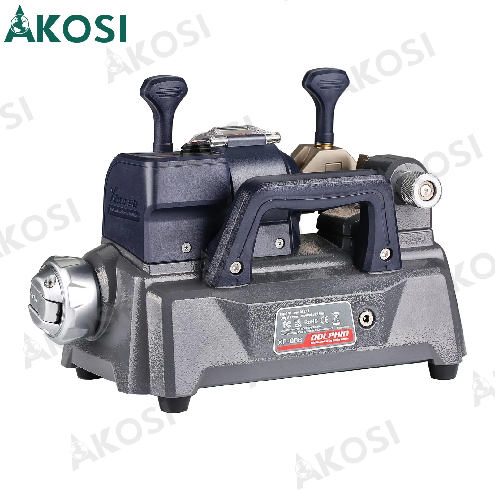 

Xhorse Dolphin XP-008 XP008 Key Cutting Machine Mini Mechanical for Special Bit/ Double Bit Keys