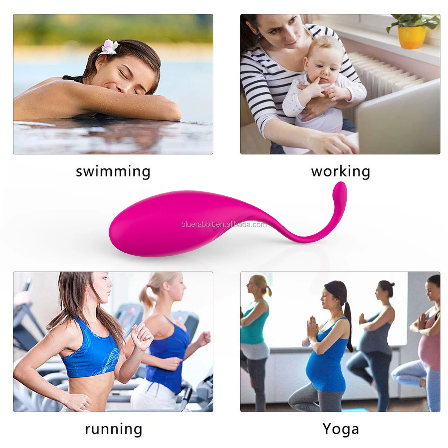 App Remote Controlled Kegel Balls Pelvic Floor Tightening and Bladder Control Strengthening Ben Wa Balls for Women