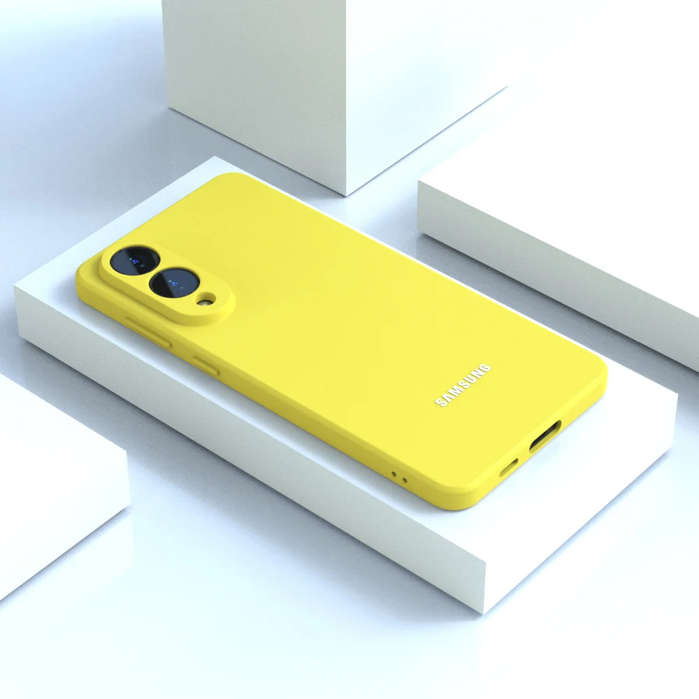 Liquid Silicone Phone Back Cover - Enhanced Protection Case for Samsung Galaxy S25 Series
