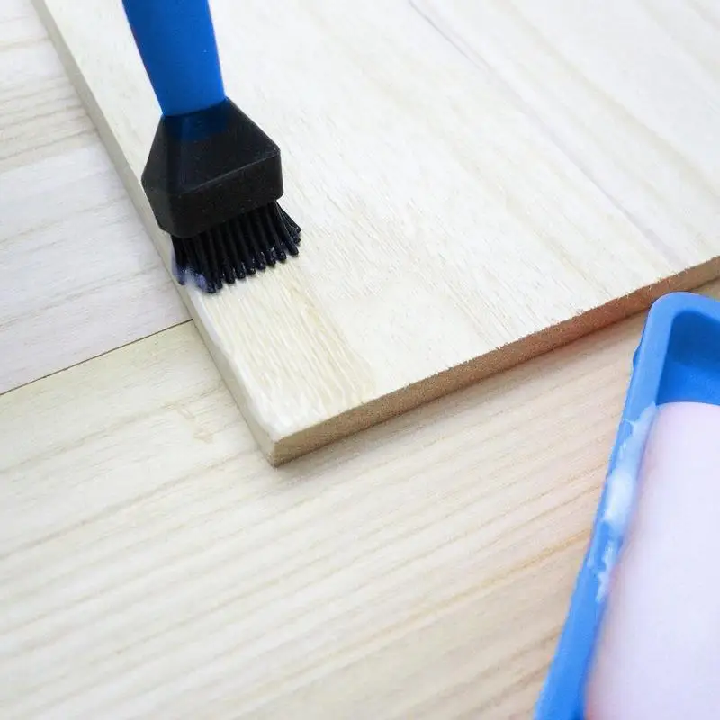 Wood Glue Applicator Silicone Woodworking Glue Applicator Set Spreader Brush & Tray Multifunctional Complete Silicone