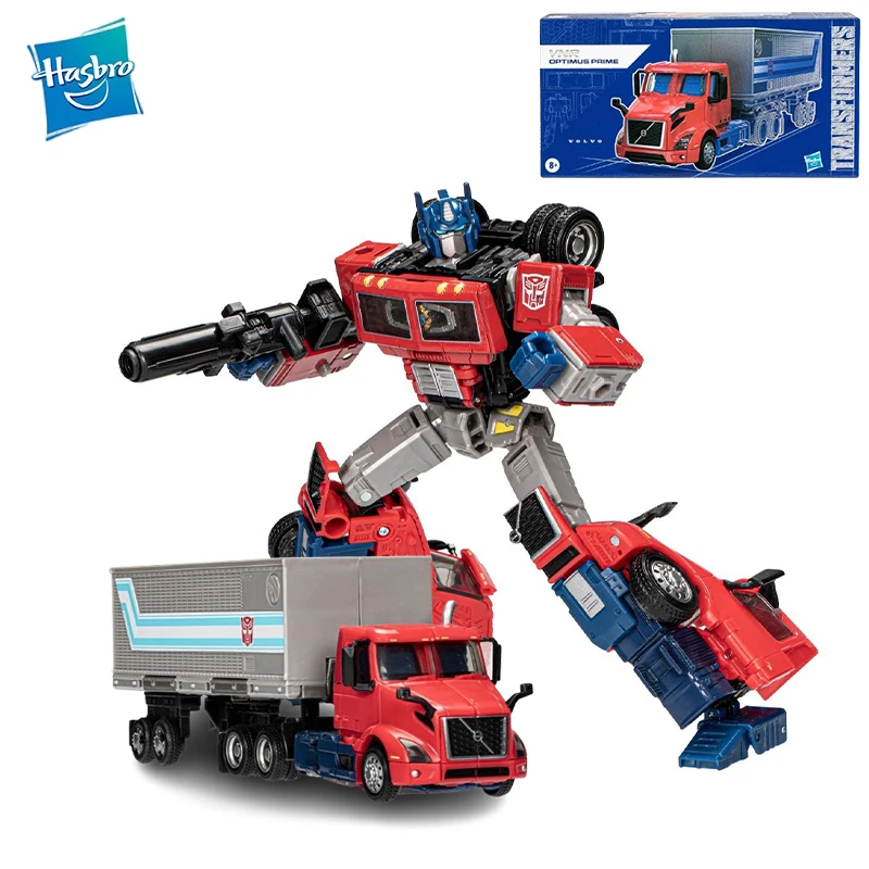 

Оригинальные фигурки Hasbro Трансформеры VNR G1 OPTIMUS PRIME Leader из ПВХ, фигурки героев аниме, модели игрушек