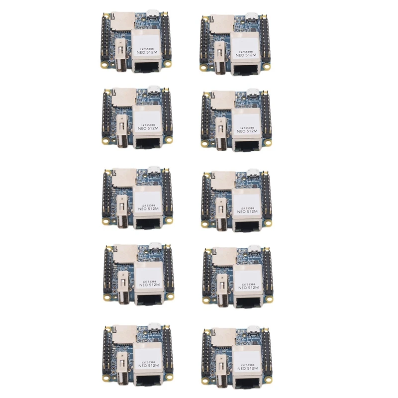 

10X Nanopi NEO Open Source Allwinner H3 Development Board Super For Raspberry Pie Quad-Core Cortex-A7 DDR3 RAM 512MB Run