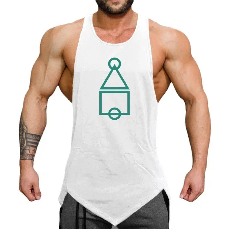 

Men's Fitness Sports Running Vest Summer Quick Drying Breathable Sleeveless T-shirt Gym Fitness Muscle Training Wear