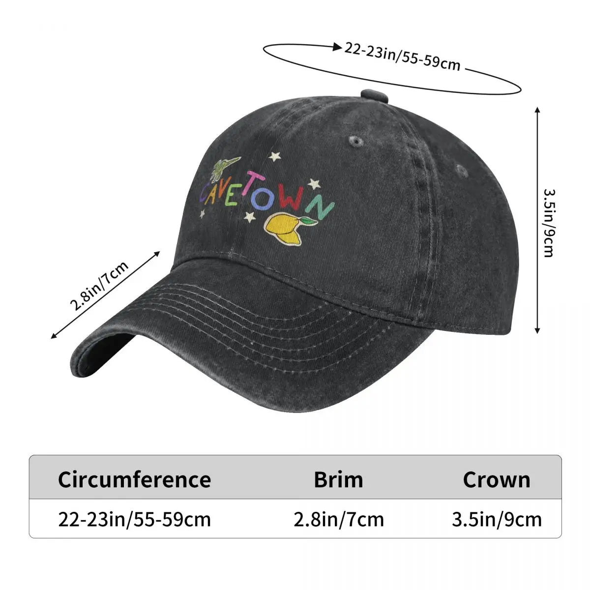 Meme Multicolor Hat Peaked Women's Cap Mens Best Cavetown Fan Art Gifts For Movie Fans Personalized Visor Protection Hats 4