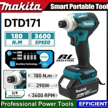 마키타 DTD171 18V 브러시리스 임팩트 드라이버 무선 전동 공구 LED 작업등 포함 충전식 스크류드라이버 드릴 본체