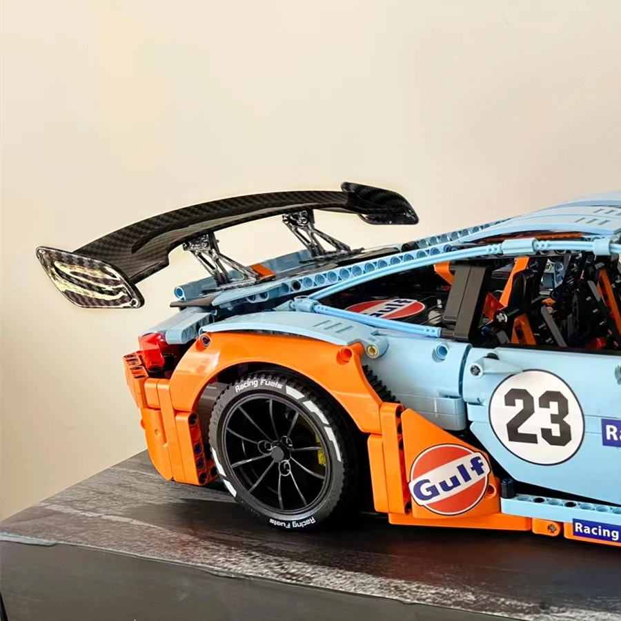 Tecnologia Moc Coda In Fibra Di Carbonio Compatibile Con Lego 42083 42115 42056 42125 Accessori Blocchi Di Costruzione Mattoni Pneumatici Stampati