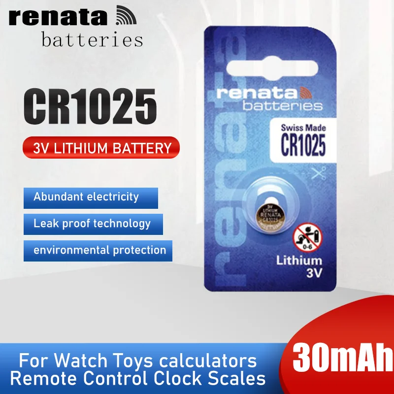 Renata CR1616 Watch Battery 3V Lithium Swiss Made Cell - Findings