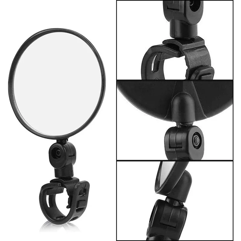 Description Picture 6 of itemBicycle Mirrors Convex Wide Angle Adjustable Bike Handlebar Rearview Mirror Electric Scooter Reflector MTB Road Bike Accessories