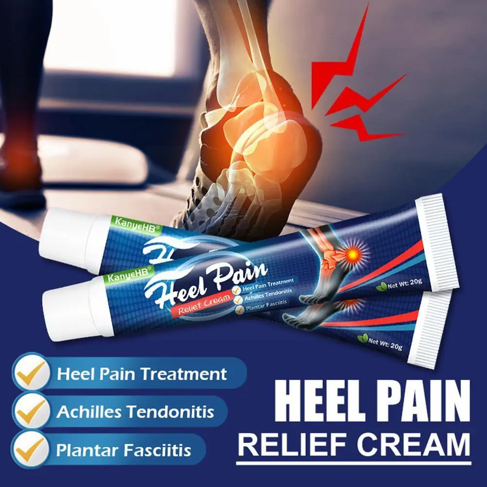 

20g Heel Pain Cream For Fast Heel Pain Relief Heel Spur Planter Fasciitis Achilles Tendonitis Ointment Relieve Pain K8Z7