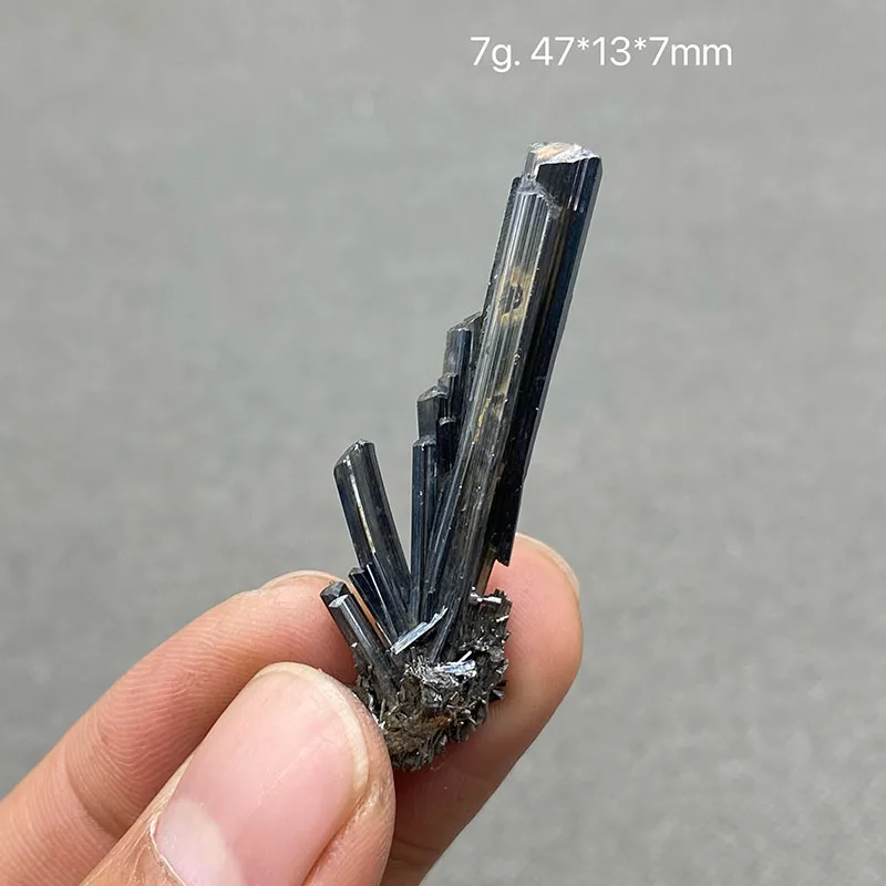 100% Natural rare Stibnite mineral specimen stones and crystals healing crystals quartz gemstones from China free shipping