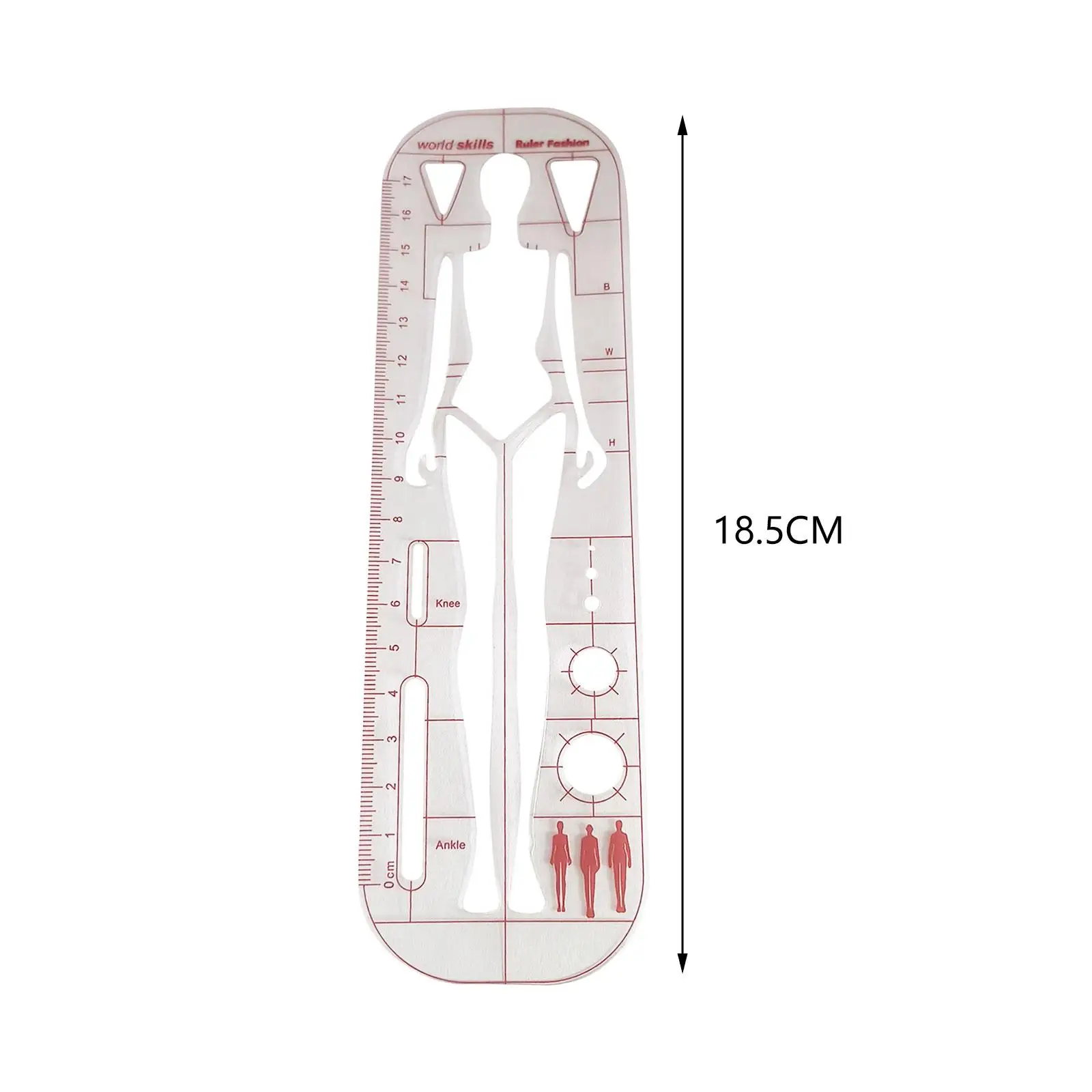 Tailor DIY Quilting Sewing Drawing Template Fashion Ruler Flexible Plastic Ruler Set for Dressmaking Pattern Marker
