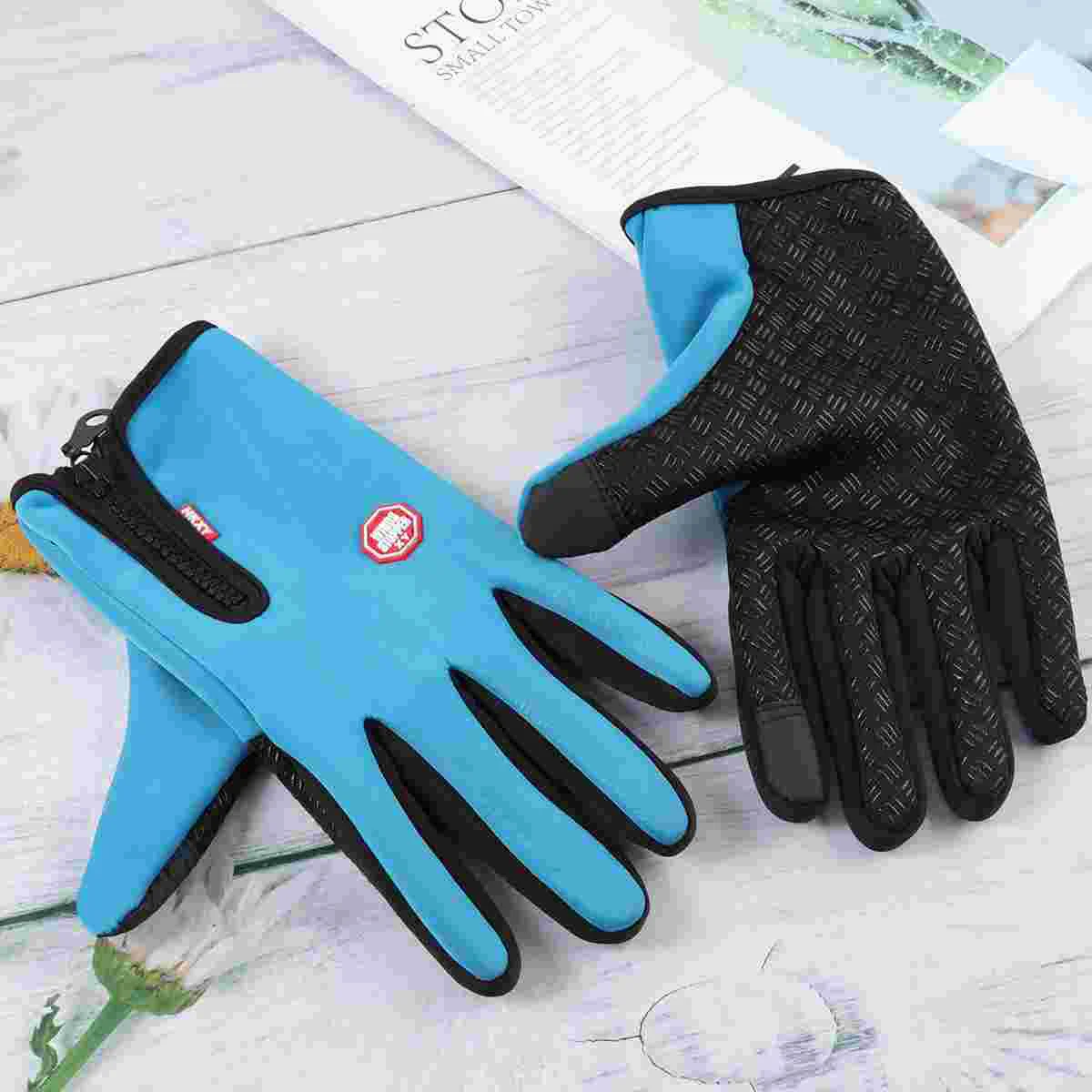 

Warm Thermal Gloves Waterproof Screen Touch Warming Winter Cold Protection Riding Bike