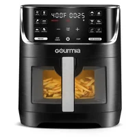 8QT Air Fryer with 12 Presets Extra-Large Capacity Window & Light FryForce 360 Technology Preheat Reminder Guided Prompts 1
