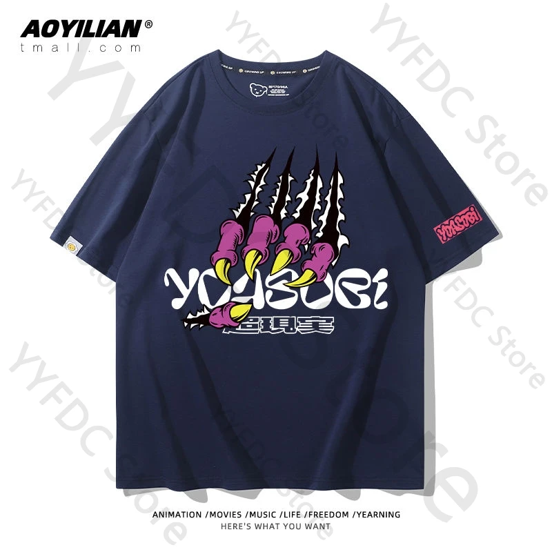 新品】海外限定グッズYOASOBI Tシャツチャコール(XL) yoasobi 【公式通販】
