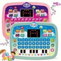 Tablet Interactive Electronic Learning Pad Toy With LED Screen,  Alphabet Numbers Word Music Math For Boys&Girls Christmas Gift 1