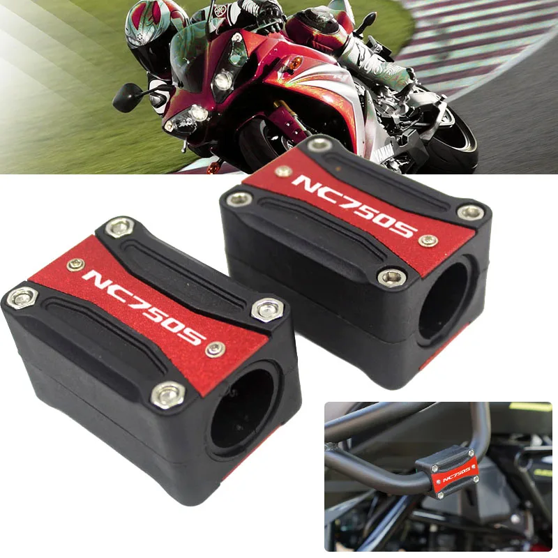 

For Honda NC750 NC750X NC750S NC 750X/S High Quality Motorcycle CNC Bumper Guard Block Engine Crash Bar Protection Cover