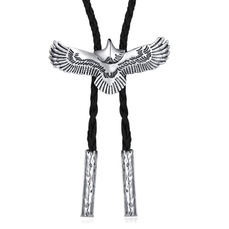 

Relief Pendant Bolo Tie for Male Evening Party Costume Decorative Necktie