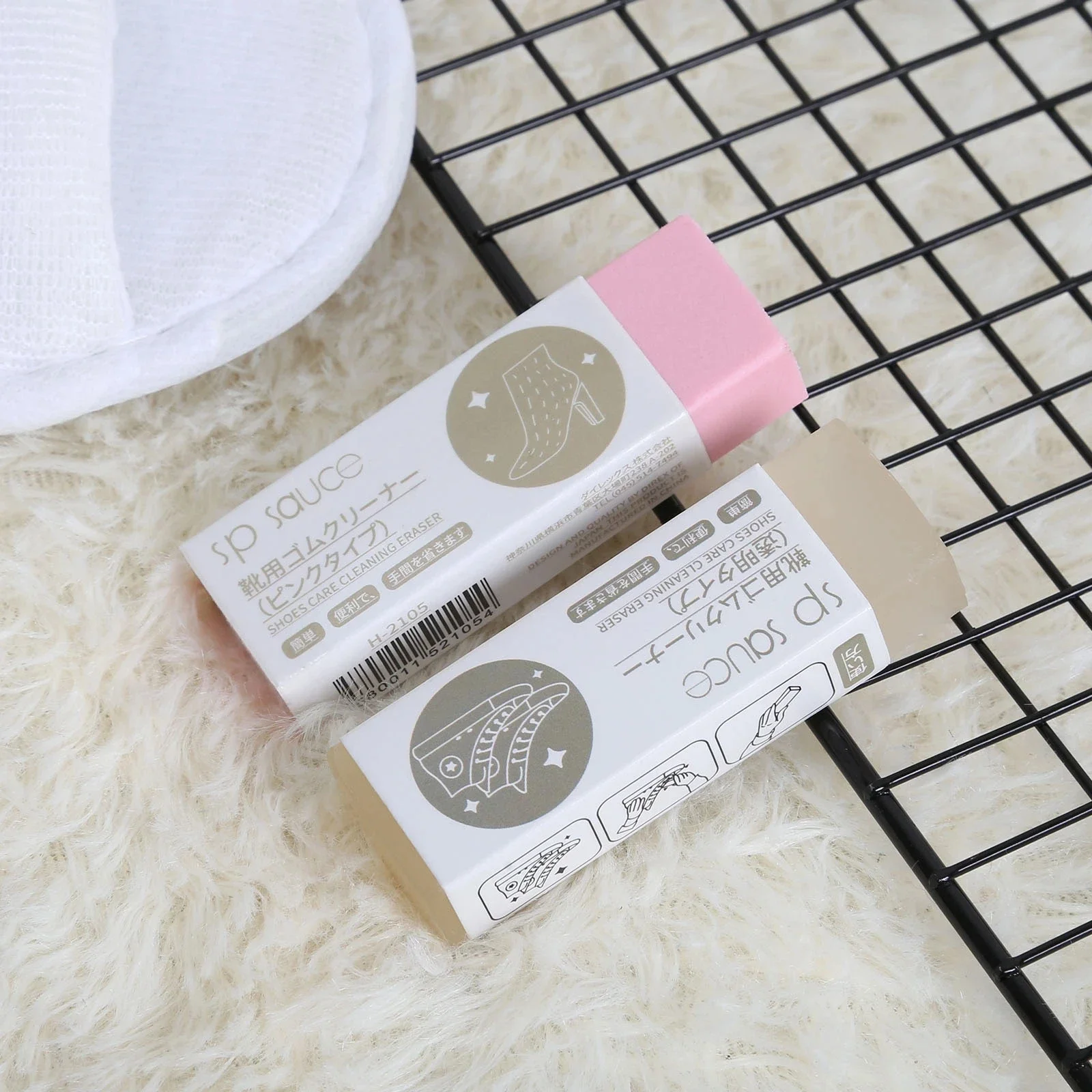 polCellDeal 1Pcs cleaning eraser suede sheepskin matte and leather fabric shoe care cleaner sneakers 6
