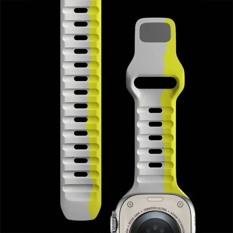 watch strap Soft Silicone Strap For Apple Watch Band Ultra 2 49mm 44mm 45mm 42mm 41mm iWatch Serise 5 6 7 8 9