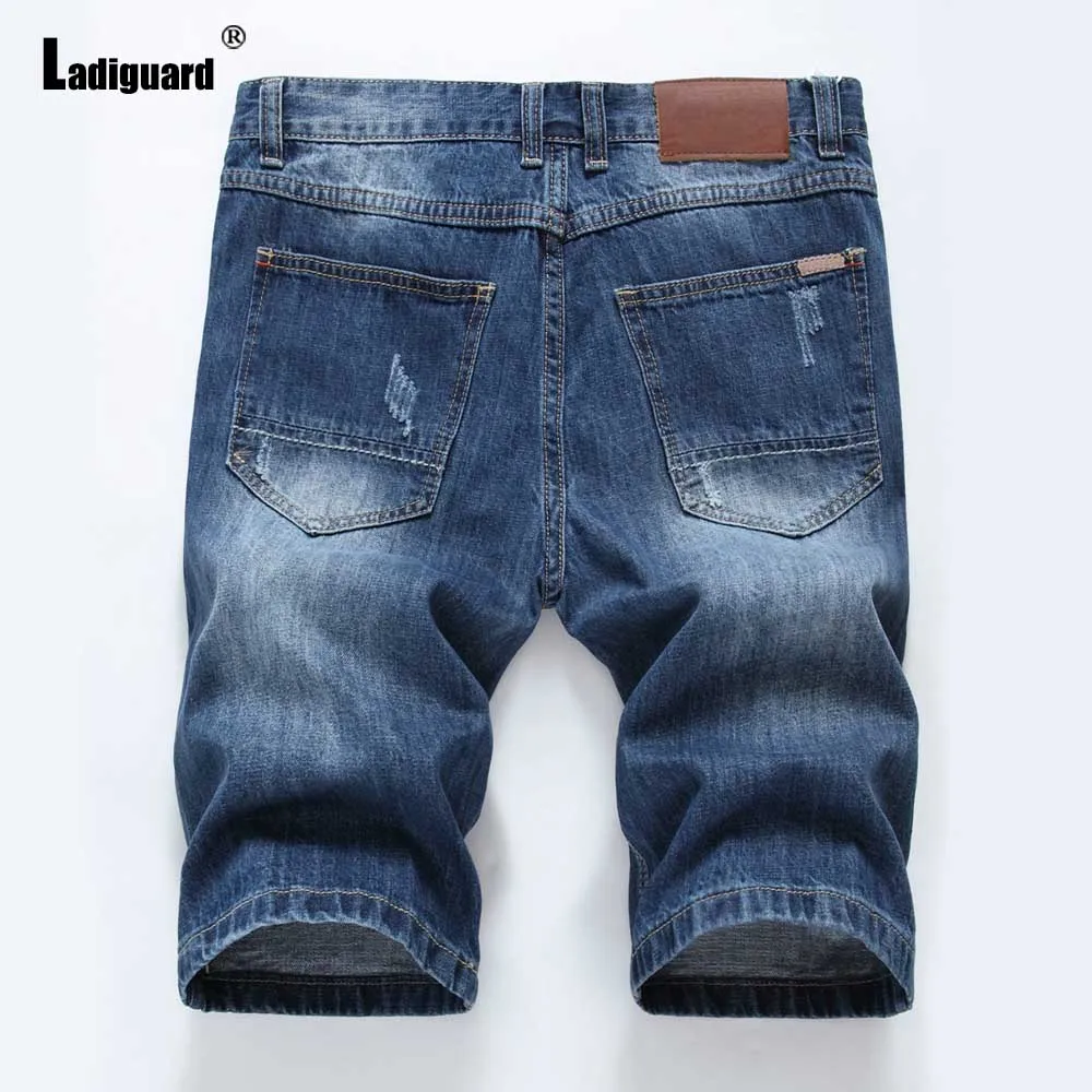 2023 Stylish simplicity Denim Shorts Plus Size Mens Vintage Fashion Ripped Short Jeans Men Casual Street Basic Demin Half Pants