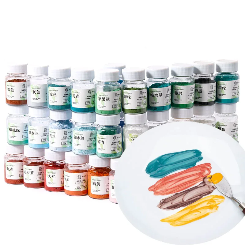 Ceramic Hand Painted Low Temperature Overglaze Color Pigment