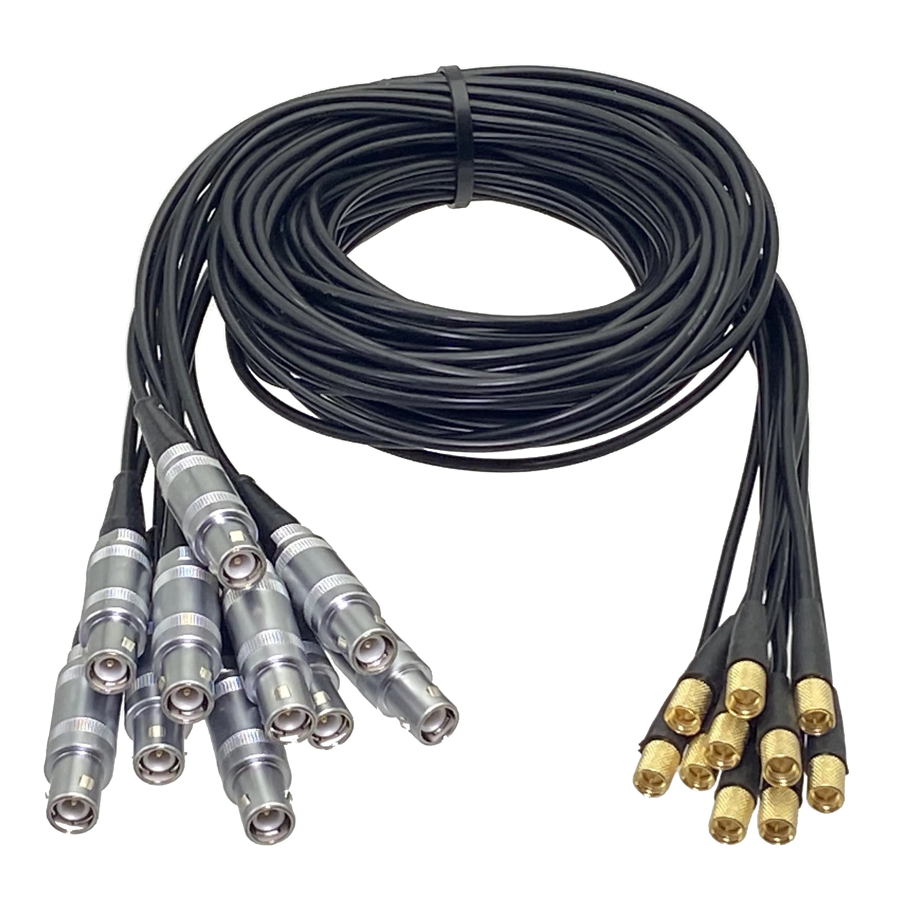 Microdot para c9 Ffa 1s Conector Macho para Ultrasonic Detector de Falhas Pigtail Cabo Wire Terminais 12 10ft 510 Pcs Rg174 l5 m5