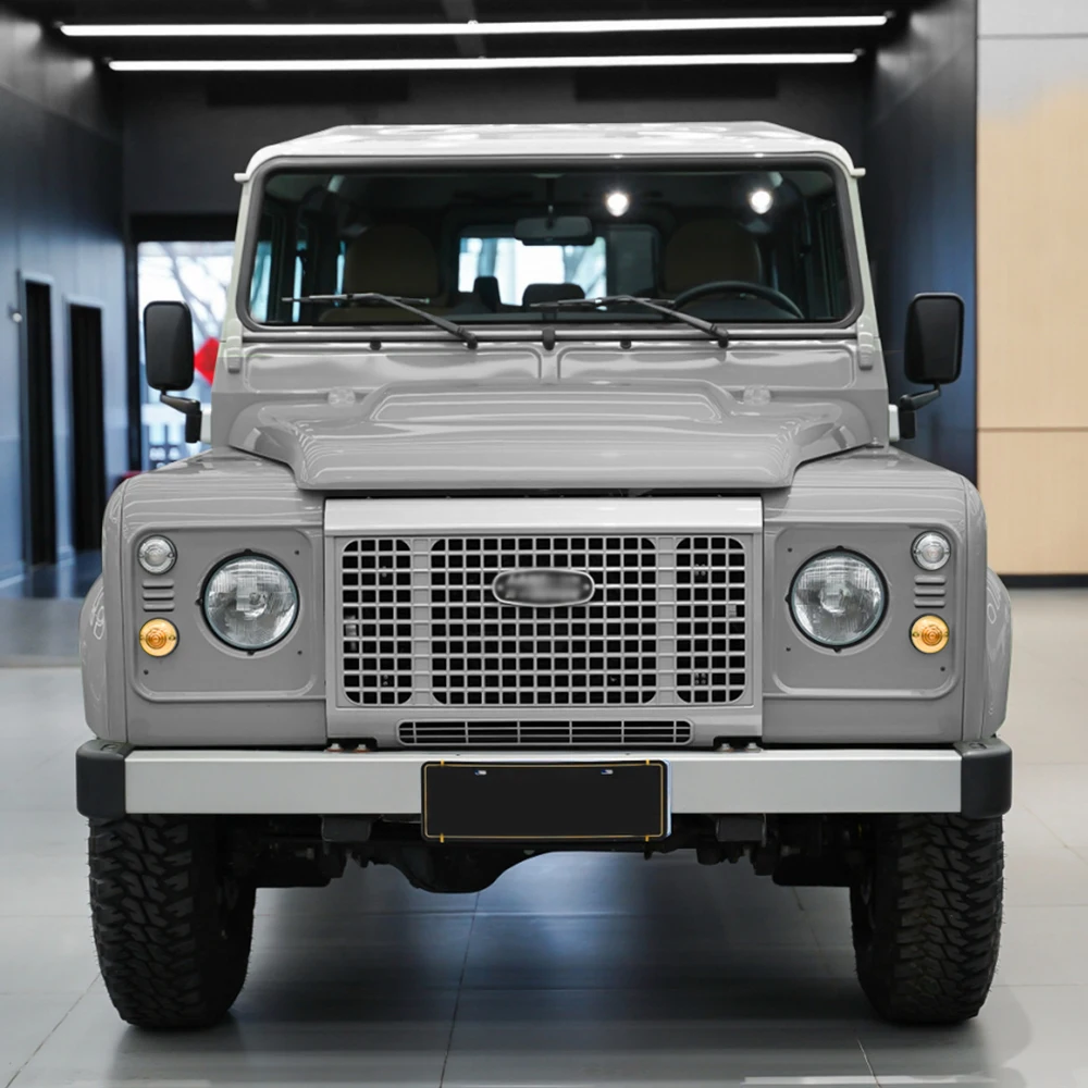 Auto Front Stoßstange Grille ABS Mesh Grill Für Land Rover Fenr 90 110 Auto Zubehör Upgra Neue Stil Grills