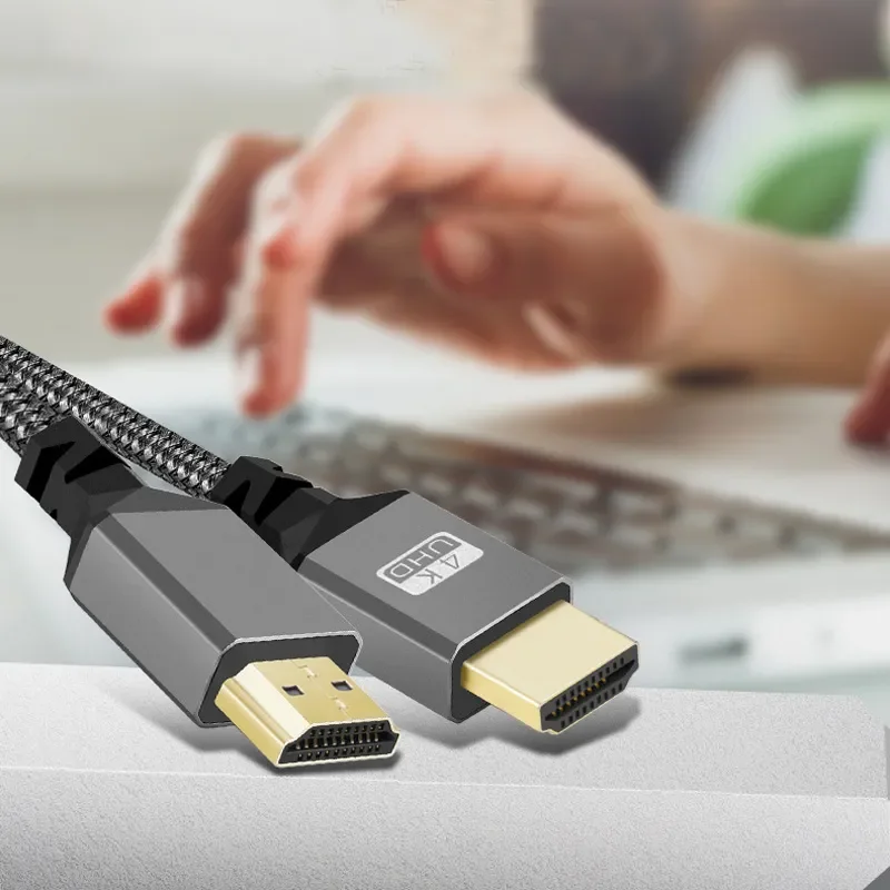 Nylon HD 4K@60HZ Compatible V2.0 HDMI TO HDMI/MINI HDMI/MICRO HDMI MINI MICRO Extension Male To Male Cable 1M/1.5M/2M/3M/5M/10m