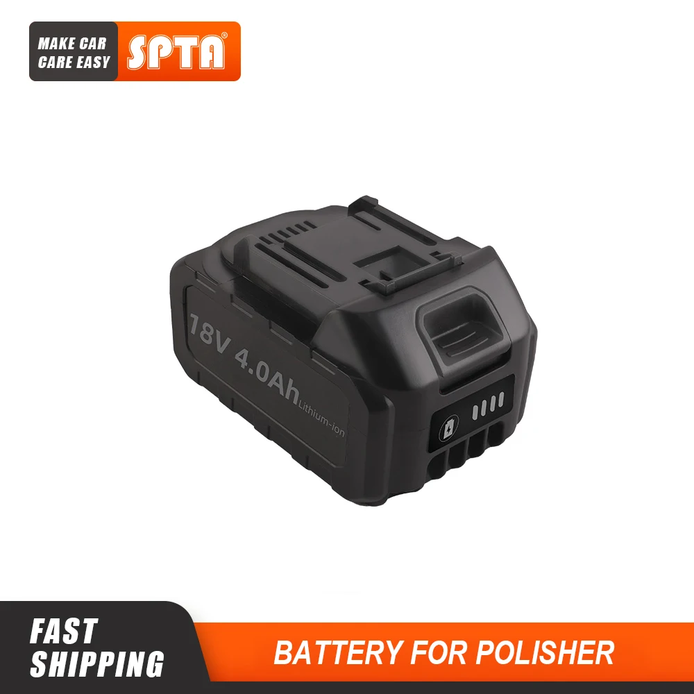 1 Piece 18V 4.0Ah Battery for SPTA Cordless Car Polisher