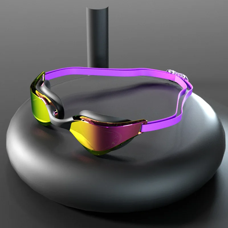 Swimming Glasses HD Waterproof Anti-fog Adult Training Racing Swimming Goggles Professional Comfort Plating Goggles swimming goggles
