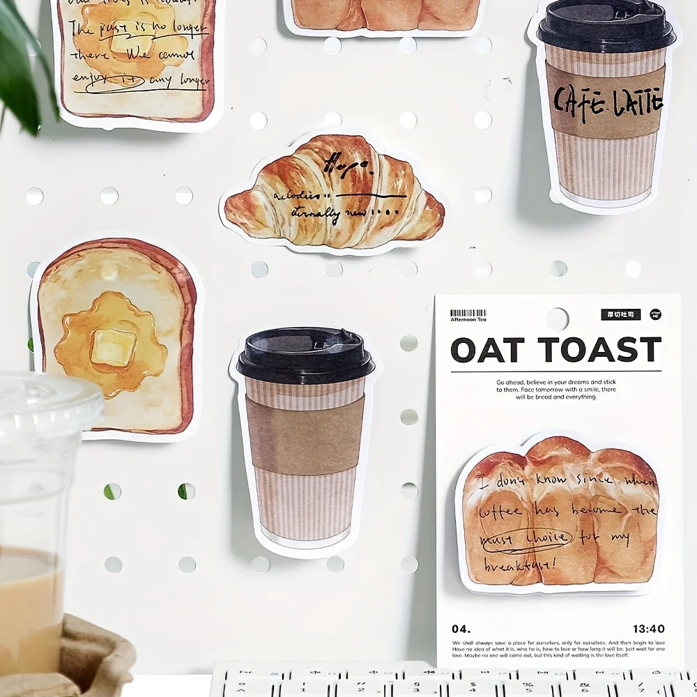 MOHAMM 30 листов хлеб тост специальные формы наклейки для скрапбукинга DIY декоративный материал коллаж Журналирование