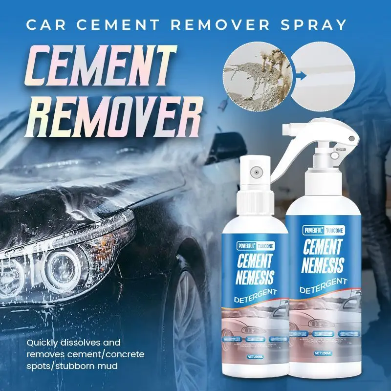 Car Cement Remover Spray Metal Car Cement Remover Surface Cleaning