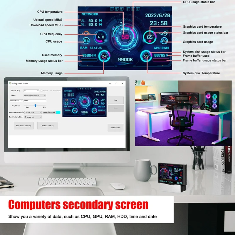 ̴ ITX ̽  ȭ ǻ , 3.5 ġ IPS CPU GPU RAM HDD ͸ USB ÷, AIDA64 ȭƮ, 1 Ʈ