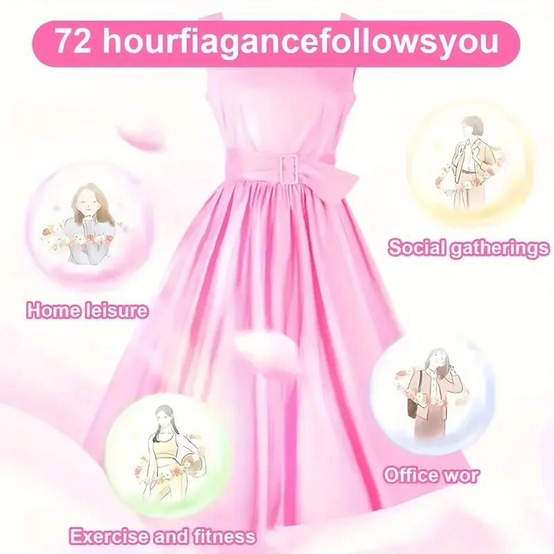 Laundry Beads Detergent Liquid Fragrance Capsules Washing Machine Powder Long-lasting Scent 3-in-1 Powerful Cleaning Softener