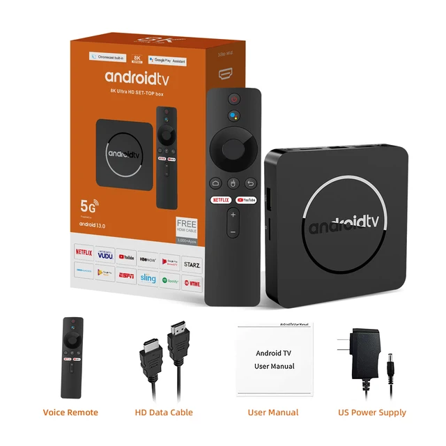 Android13 Smart TV Box AllwinnerH313 Netflix Streaming Bluetooth Media Player 2GB16GB 2.4G&5GWifi 4K HD Multi Language Player 5