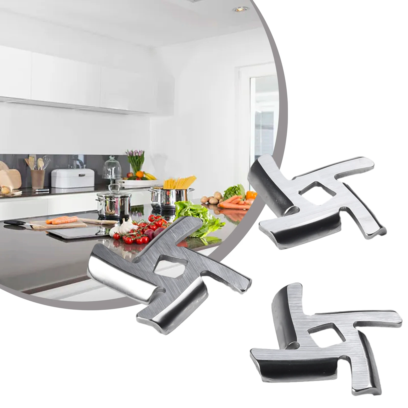 

Kitchen Cooking Meat Grinder Blades Stainless Steel 8mm Hole Parts Cooking Machine Kitchen Accessories Food Processor