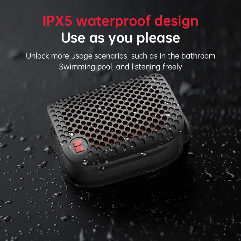 Magnetic Clip-On Bluetooth Speaker with Bass Altavoz Mic 3