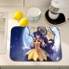 Cartoon S-Sai-lores Girl Moon Table Drain Pad Tabletop Absorbent Draining Mat Tableware Mats Placemats For Table Decor 4