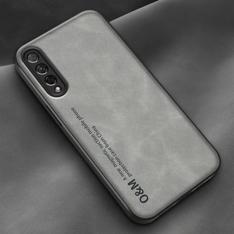 Premium Magnetic Leather Phone Case with Silicone Lining