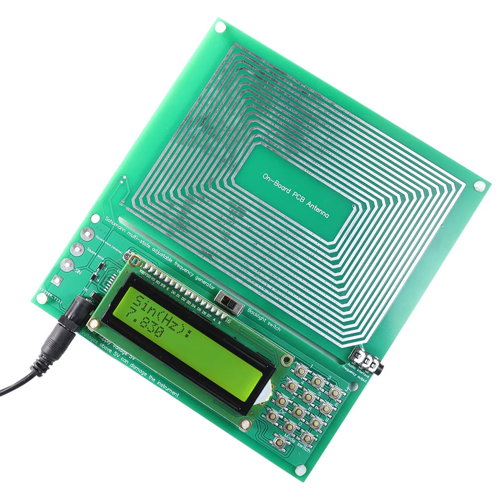 DC 5V Adjustable 0.001HZ-200KHz 7.83HZ Schumann Resonance Ultra-low Frequency Pulse wave Generator Audio Resonator Sine Wave 3