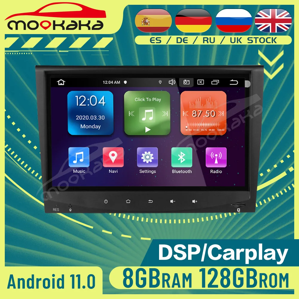 

For PORSCHE 911 Cayman Boxster 997 2005 - 2012 Car GPS Radio 128G Android 11 Carplay Multimedia DVD Player Auto Stereo Head Unit