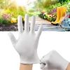24PCS White Cotton Work Gloves Breathable Soft Cloth Liners Safety Gloves for Men Women Gardening Jewelry Coin Silver Warehouse 5