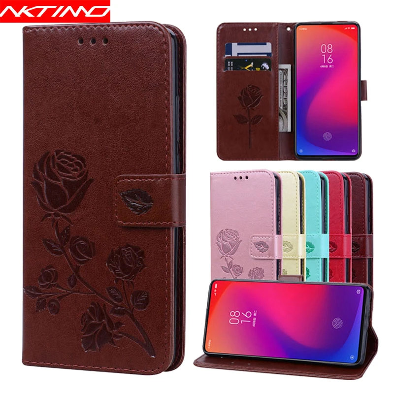 xiaomi leather case card Lãng Mạn Flip Cover Ốp Lưng Cho Xiaomi Redmi 4A 4X 5 Plus S2 6 Pro 6A Note 5 6 7 Pro 5A Thủ K20 Pro Đi 7 Pocophone F1 Ví xiaomi leather case color