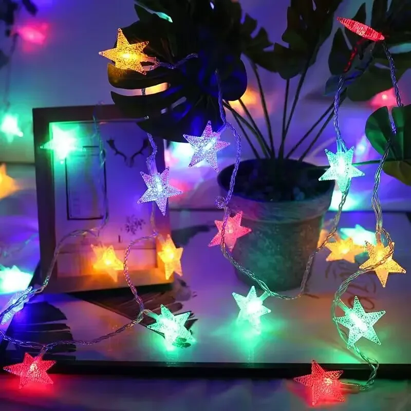 LED Fairy String Lights – Star Chain for Celebrations and Decorations