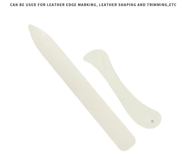 2pcs/lot Plastic Bone Folder Creaser Scoring DIY Bookbinding Leather Crafts Card Making Folding Paper Handmade Burnishing Tools