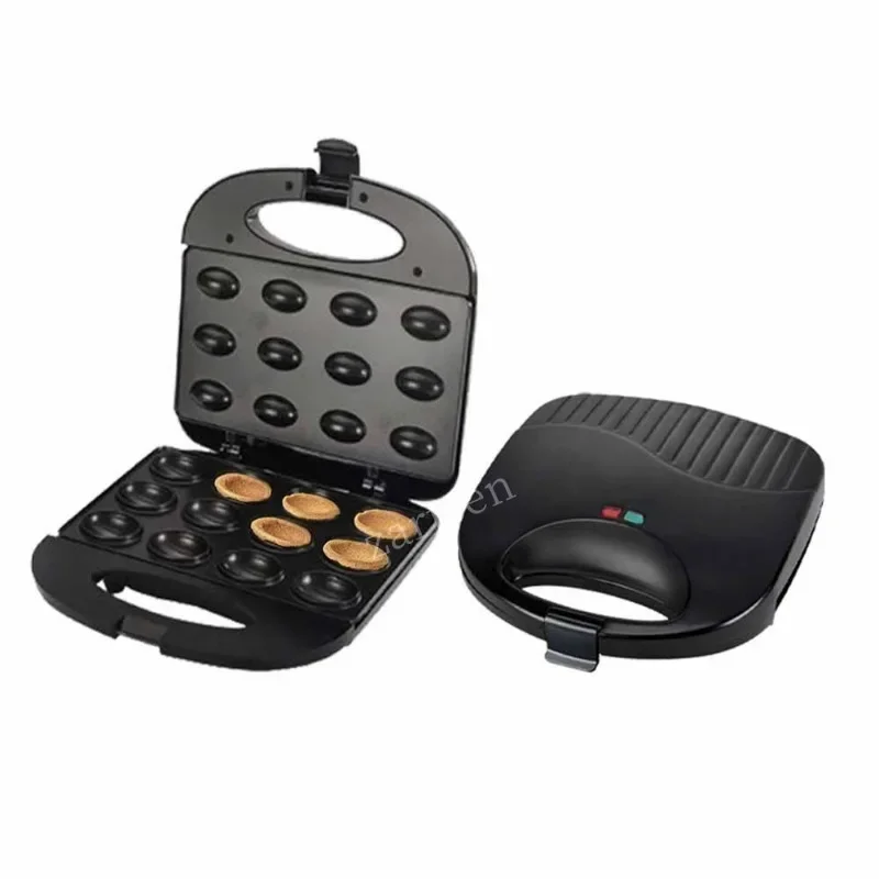New Electric Cake Waffle Maker Nut Maker 12 Hole Cooking Kitchen Cookie Maker For Baking Business Nut Waffles 5