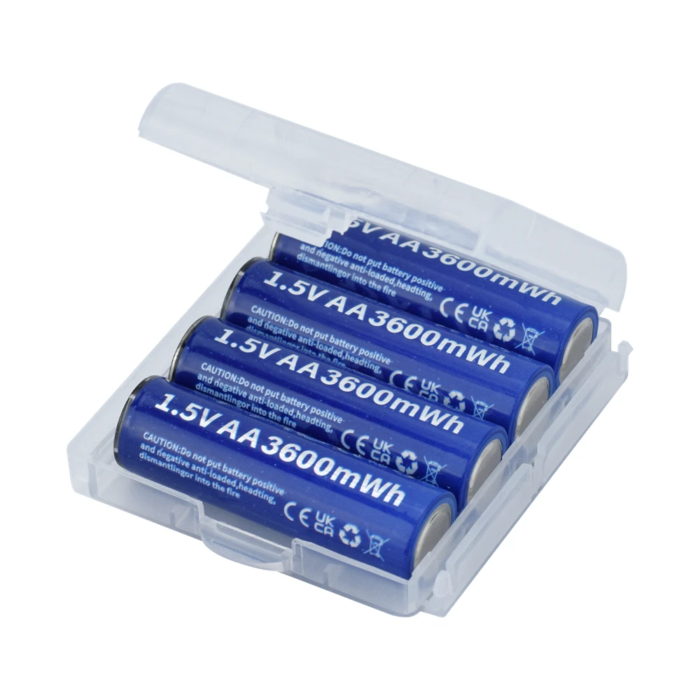Aaa Usb Bateria de Lítio Recarregável 1.5v 3600mwh Baterias para Controle Remoto Mouse Brinquedo Cabo tipo c aa e - Image 3